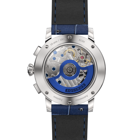 Equinox Product Image Caseback Straight Shot Blue Strap