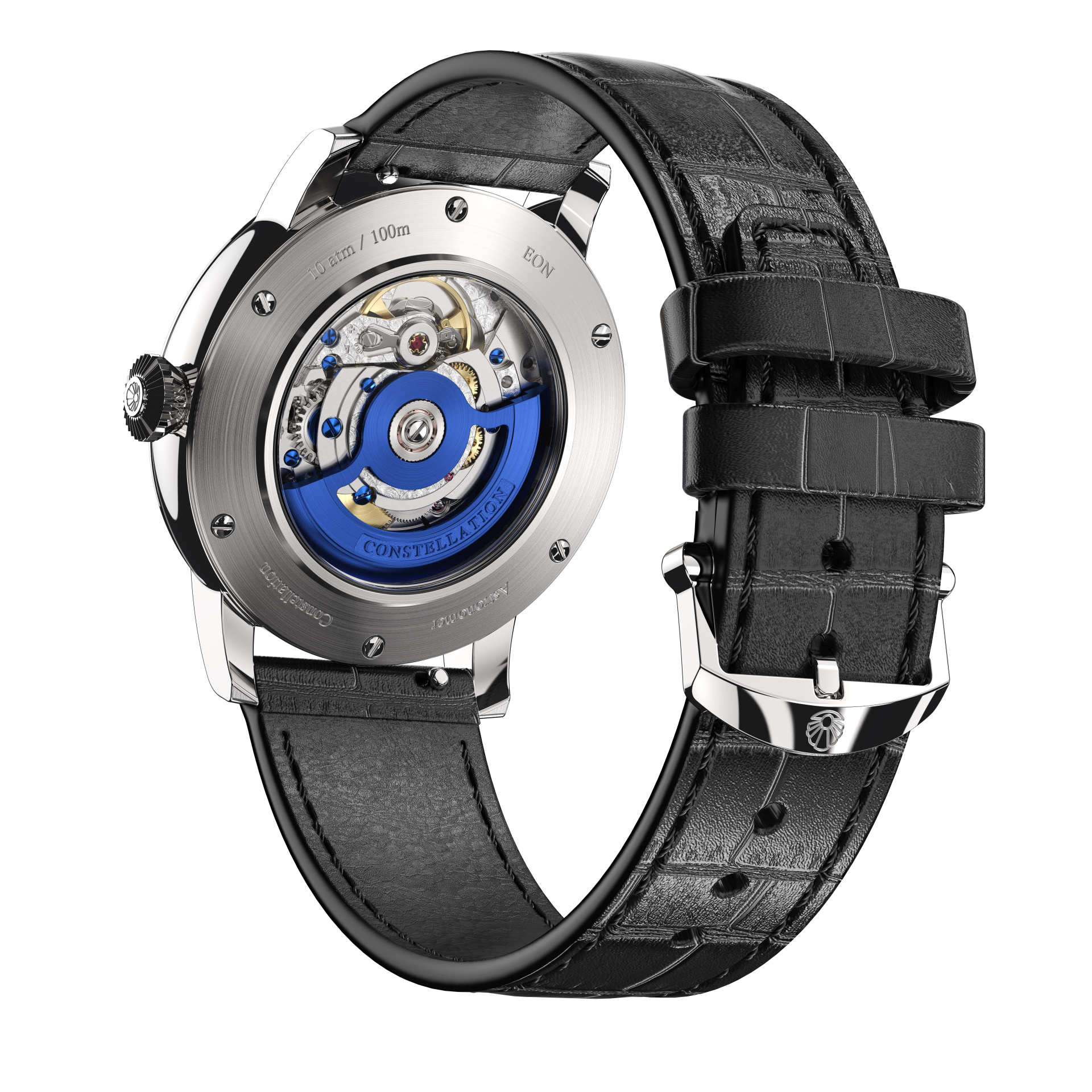 Constellation Product Image Caseback Side Shot Black Strap