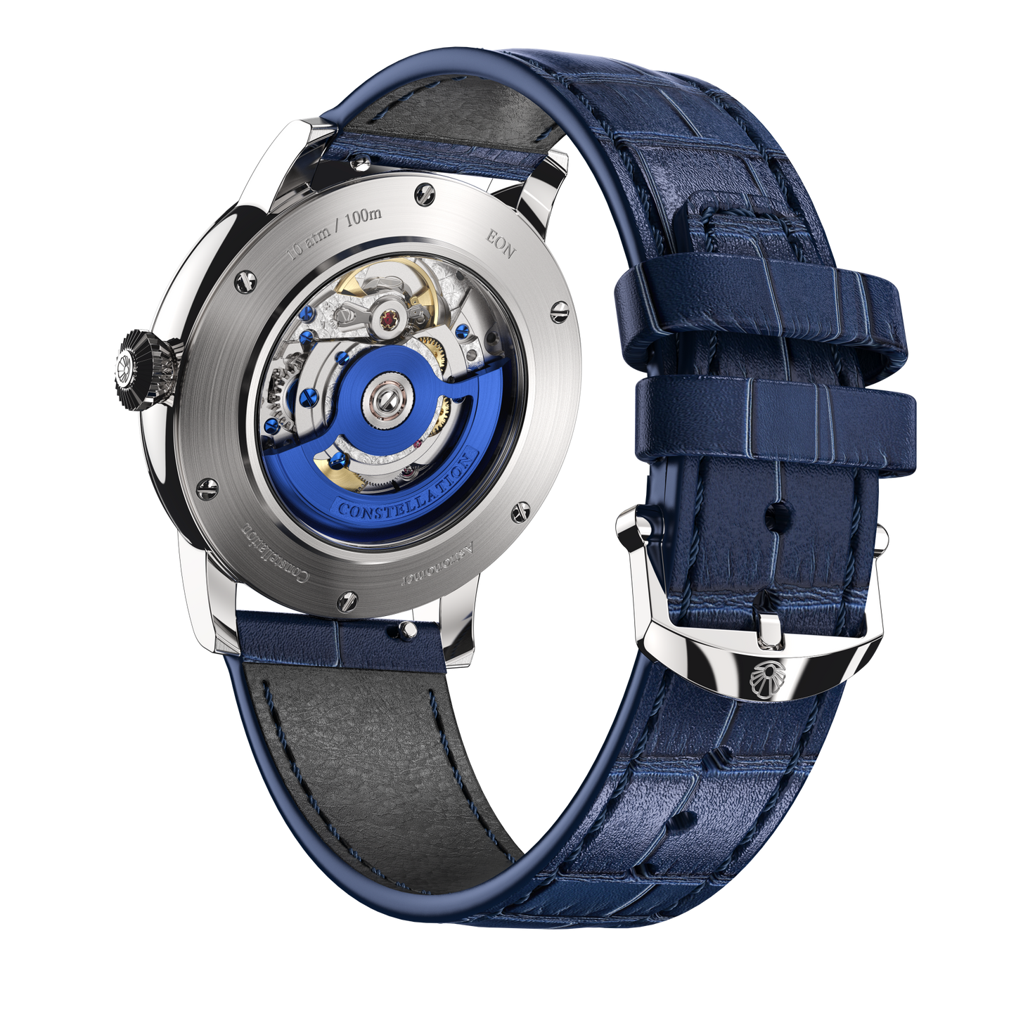 Constellation Product Image Caseback Side Shot Blue Strap