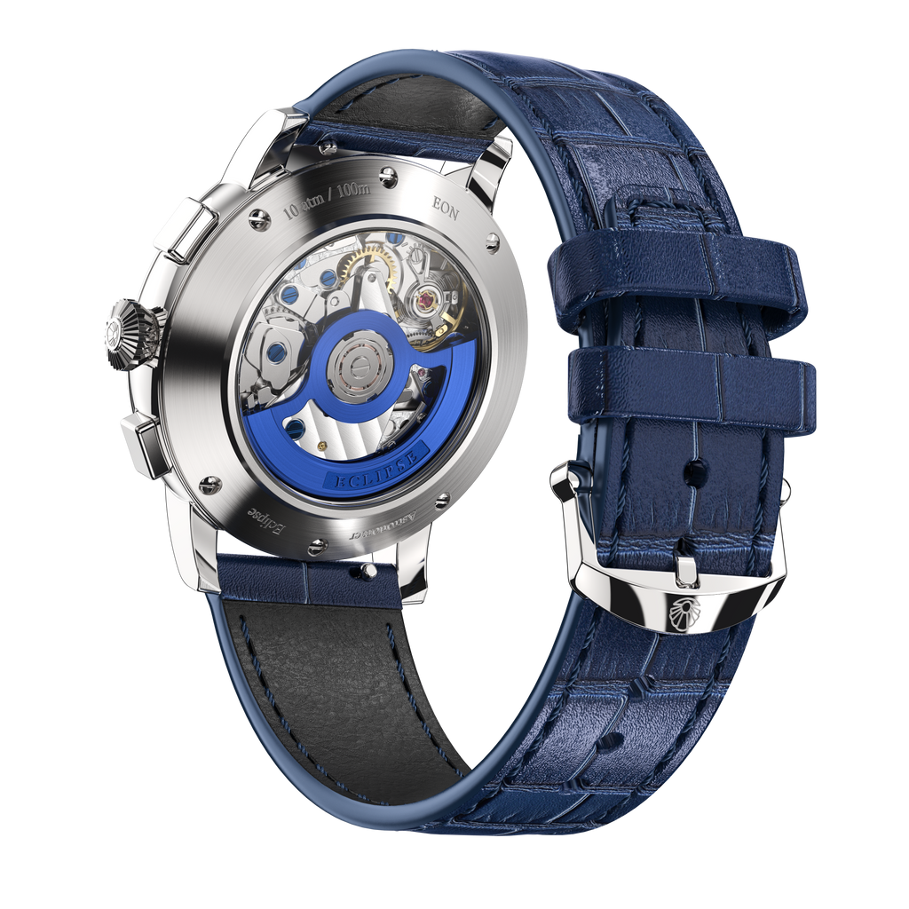 Eclipse Product Image Caseback Side Shot Blue Strap