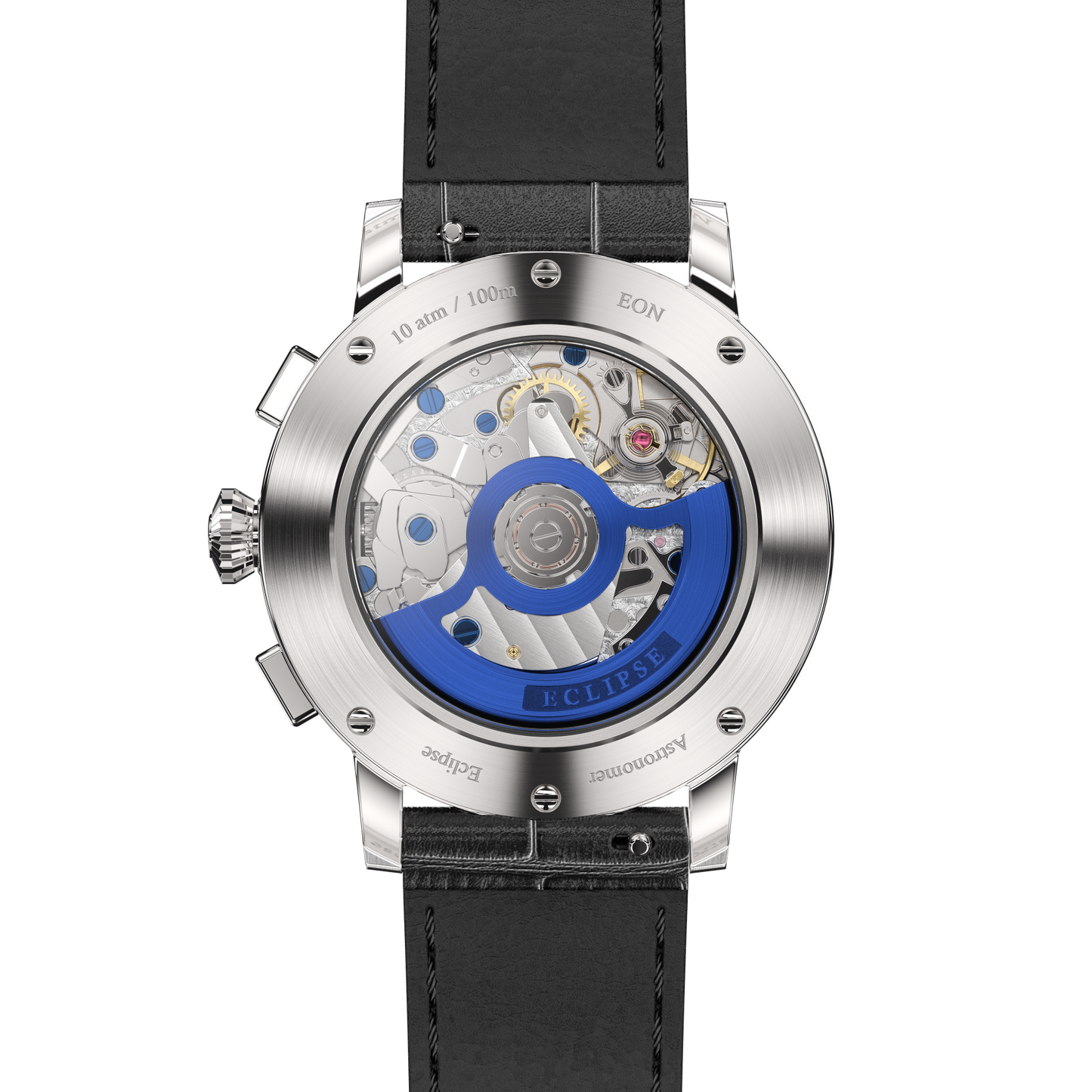 Eclipse Product Image Caseback Straight Shot Black Strap