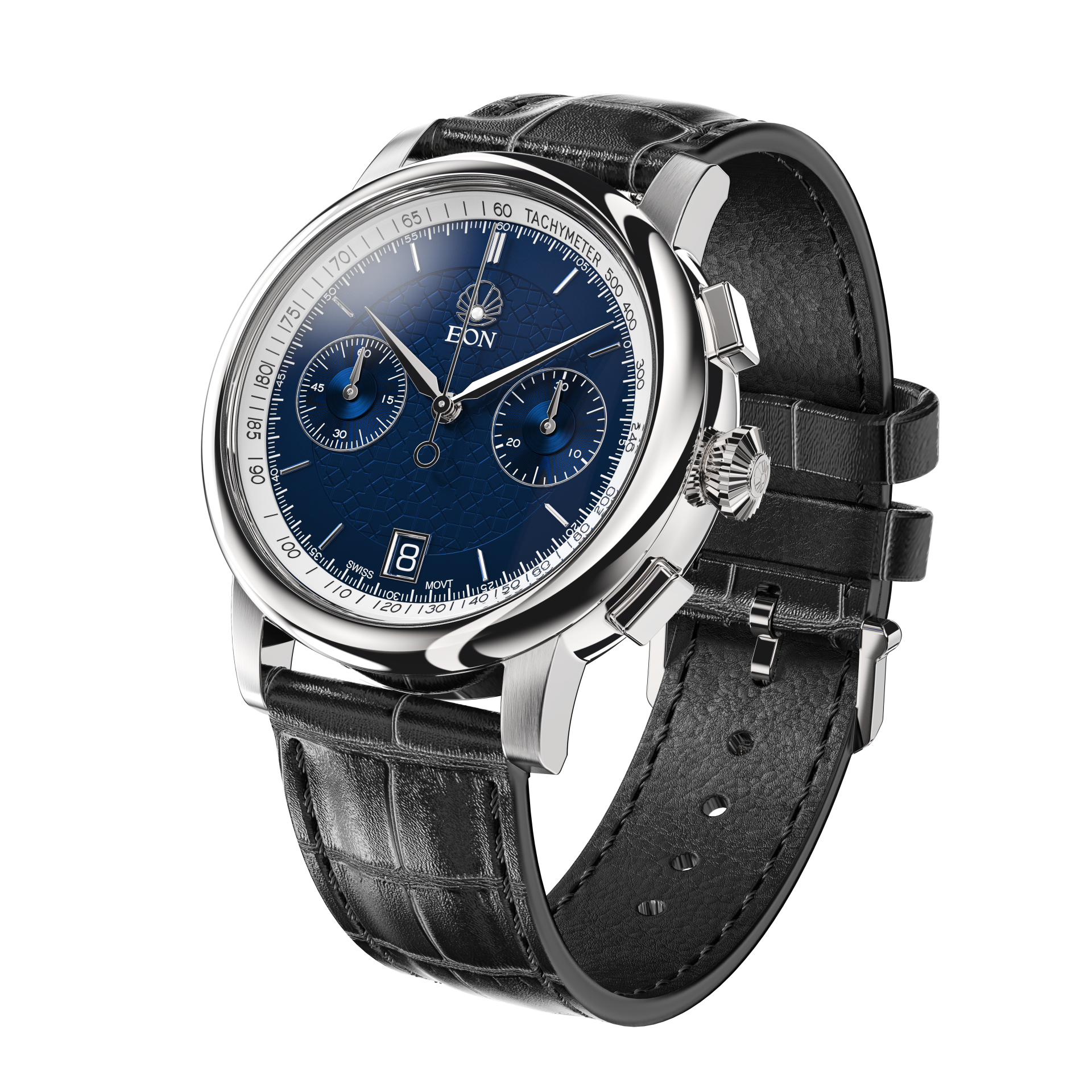 Eclipse Product Image Front Top-Left Shot Black Strap