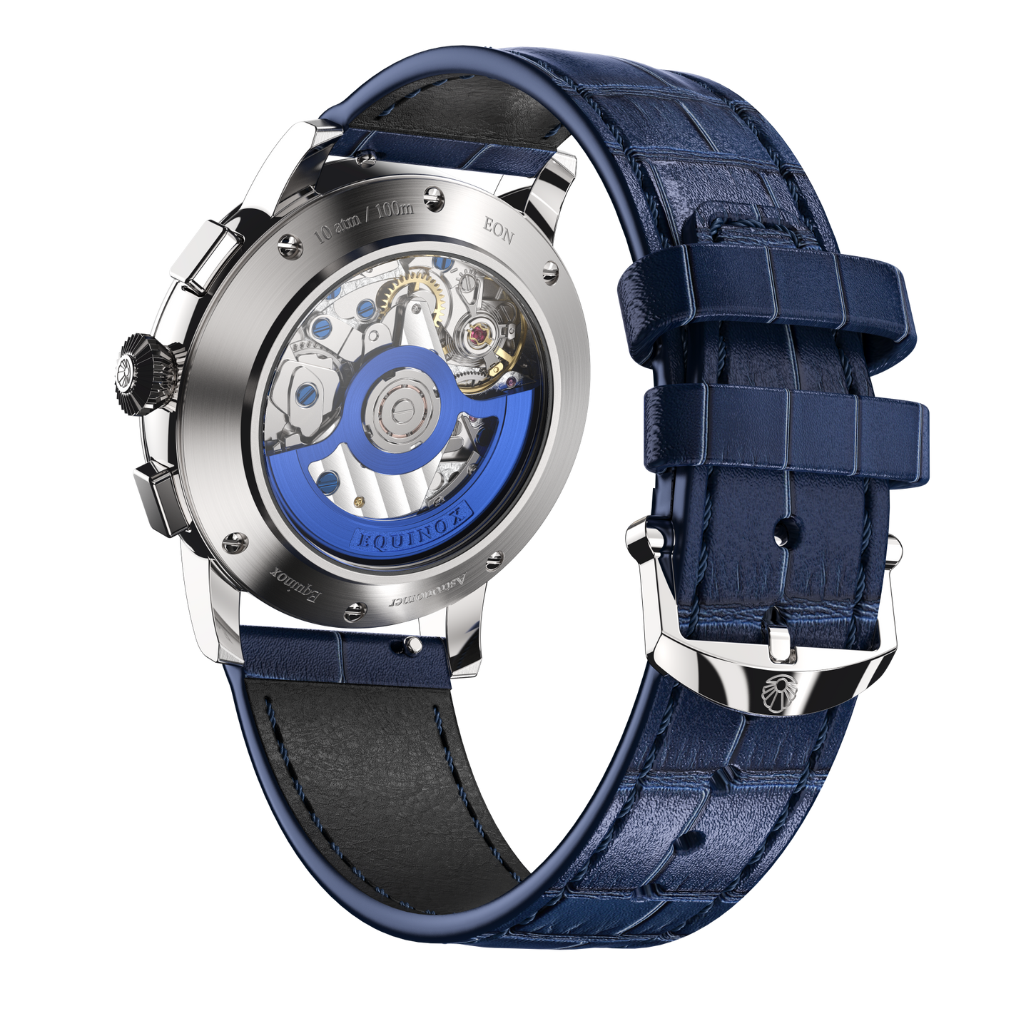 Equinox Product Image Caseback Side Shot Blue Strap