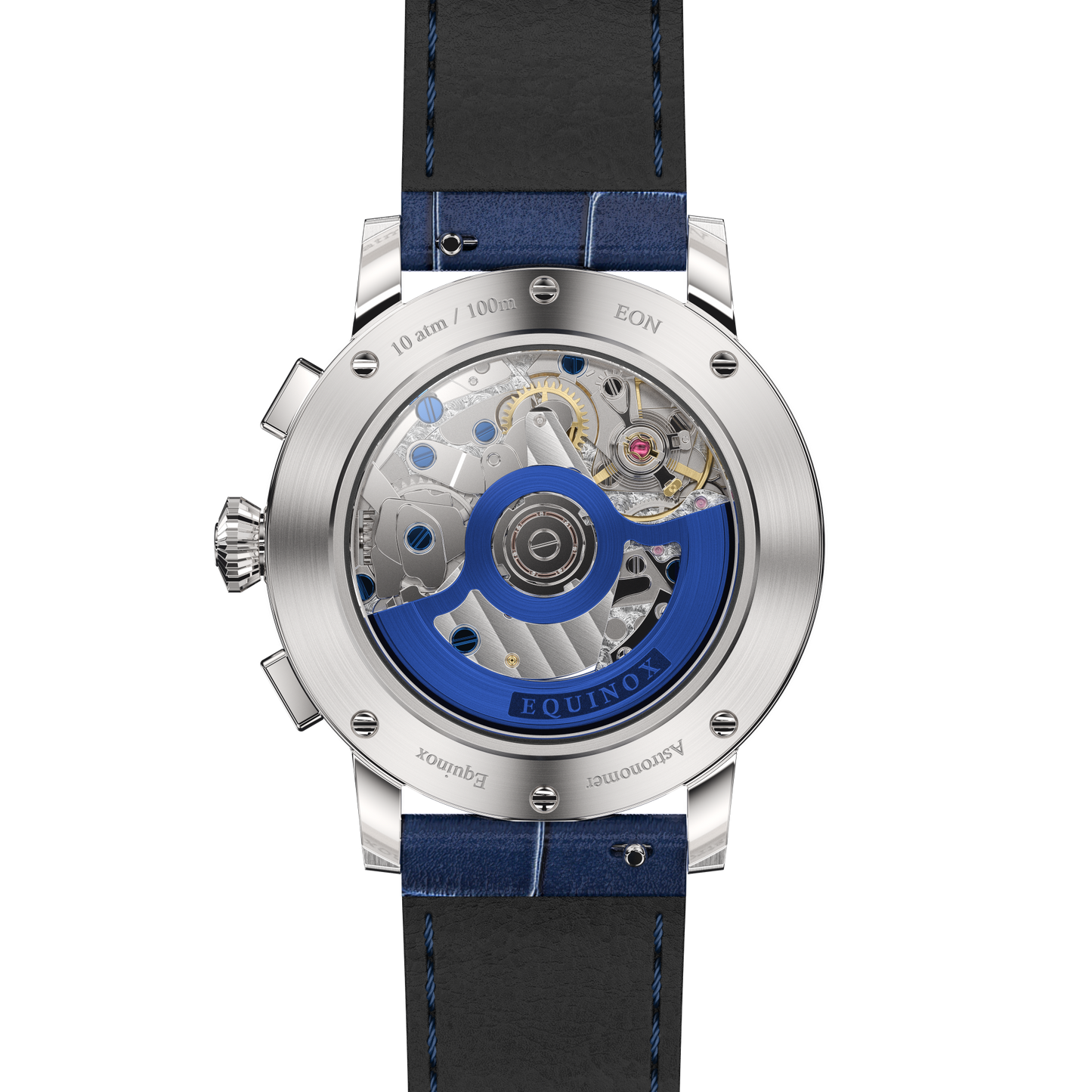 Equinox Product Image Caseback Straight Shot Blue Strap