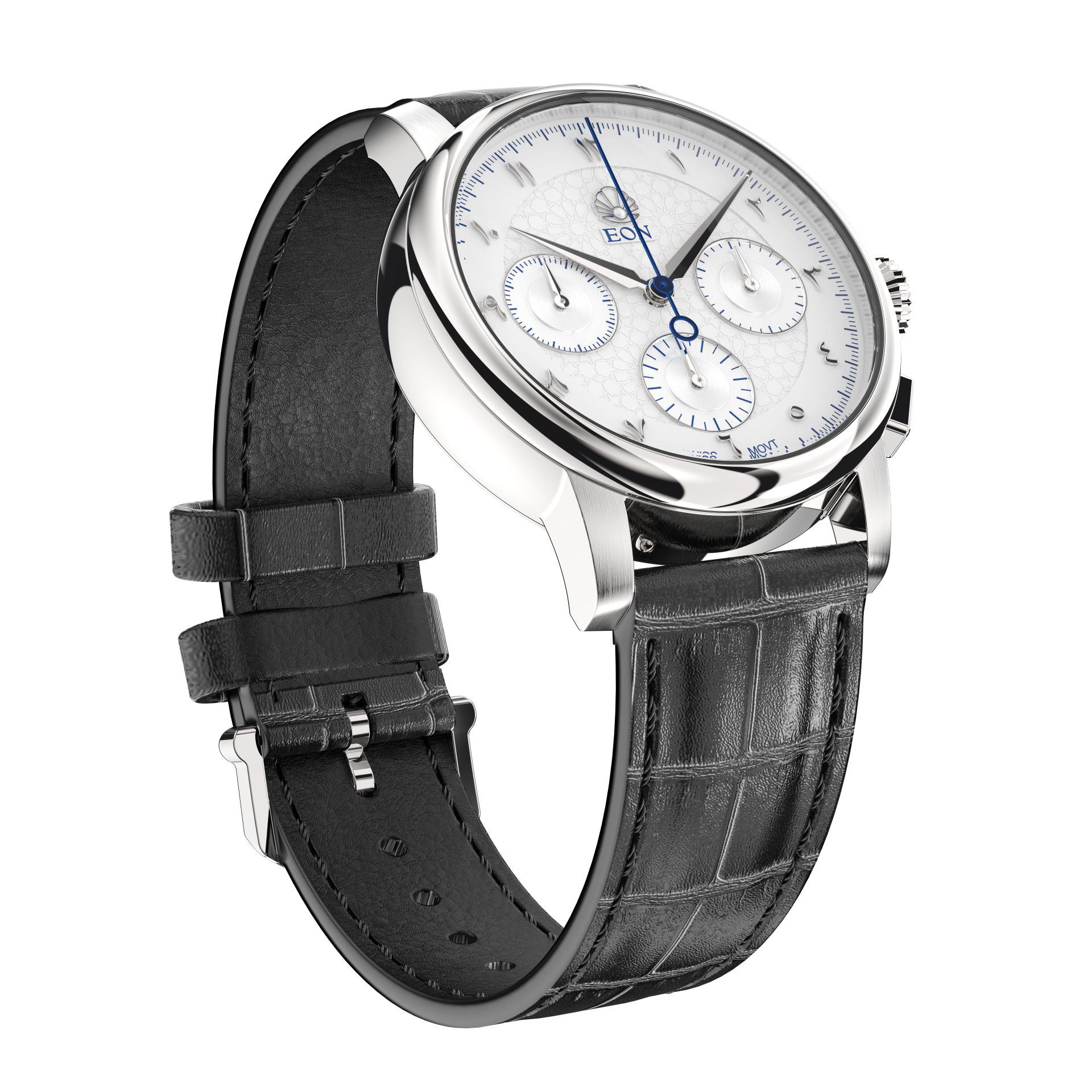 Equinox Product Image Front Top-Right Shot Black Strap