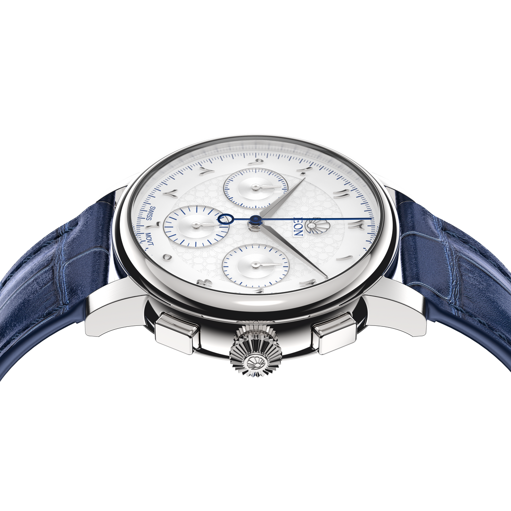Equinox Product Image Side Tilt Shot Blue Strap